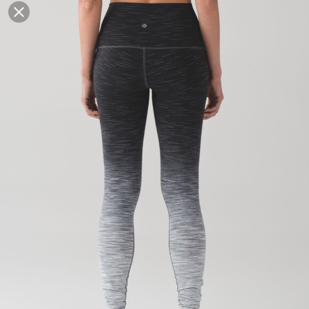 Lululemon Wunder Under OMBRÉ MELANGE sz 4